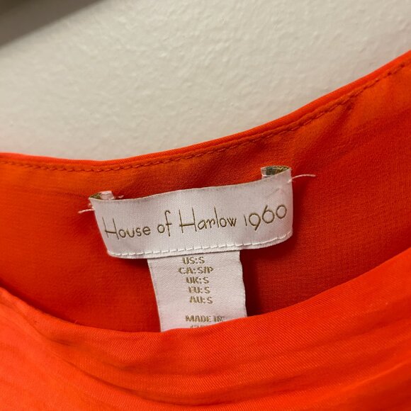 House of Harlow 1960 Orange One-Shoulder Maxi Dress - Picture 5 of 5